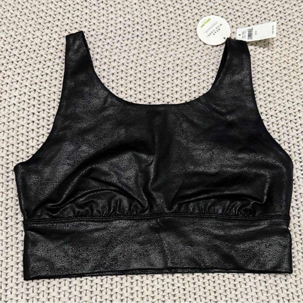 NWT Offline by Aerie Black Sports Bra Size Small